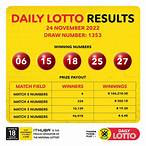 latest lottery results